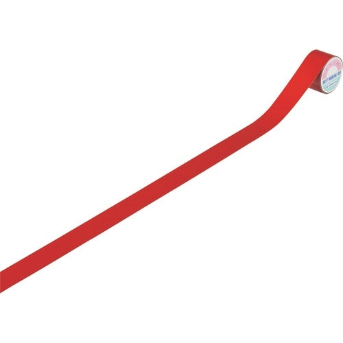 緑十字 配管識別テープ(反射) 赤 AH302(S