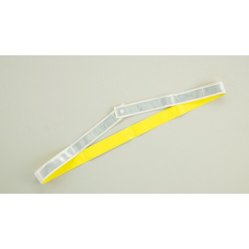 緑十字 安全たすき(一般型発光帯) 高輝度反射(白