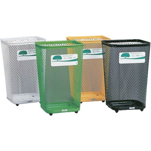 緑十字 屋外用ダストボックス(角型) 緑 DS−1