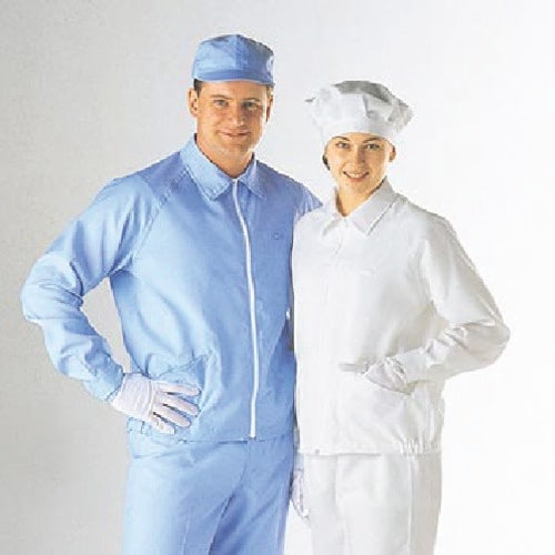 GOLDWIN クリーンルームウェアL寸青 青