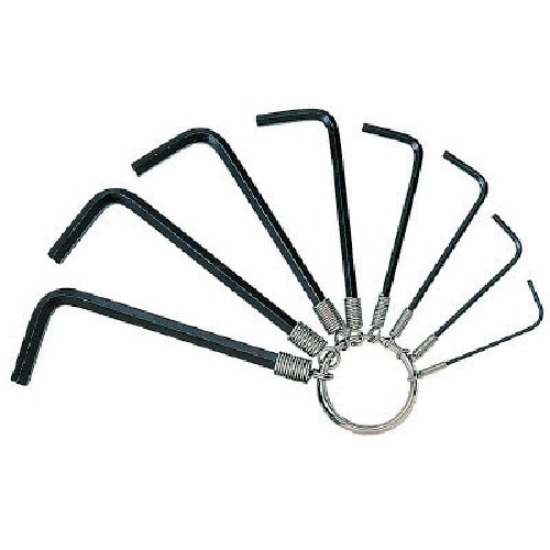 ASH リング式六角棒レンチセットインチサイズ8本