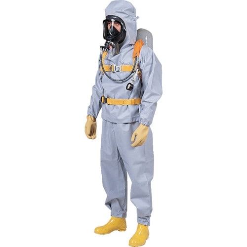 シゲマツ 密閉形防護服 PS415F上着中