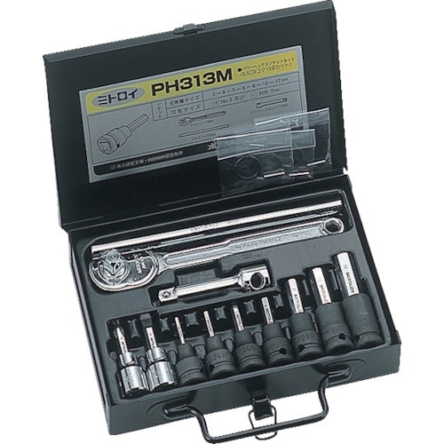 ミトロイ 3/8ヘックスソケットパワータイプメタル