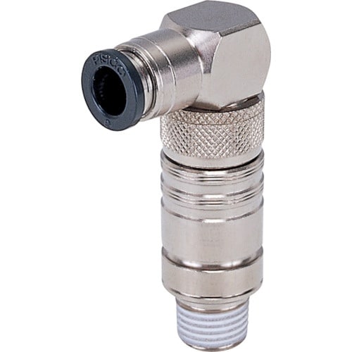 PISCO 金型温調継手ストップ弁付エルボ10型チ