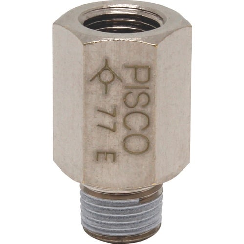 PISCO チェックバルブ ブッシュ オネジ側出力