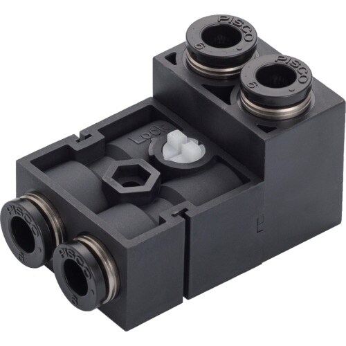 PISCO コネクタ(オス・メスセット) エルボ