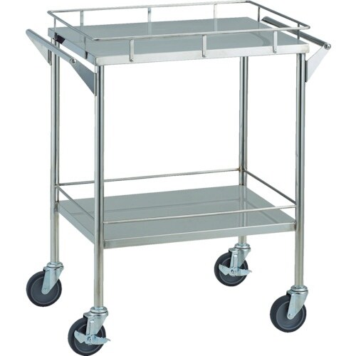 TRUSCO ステンレスワゴン 抗菌SUSワゴン