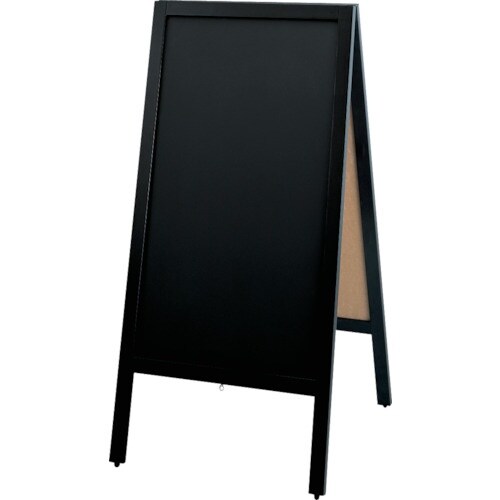 光 スタンド黒板 和風タイプ 両面黒板