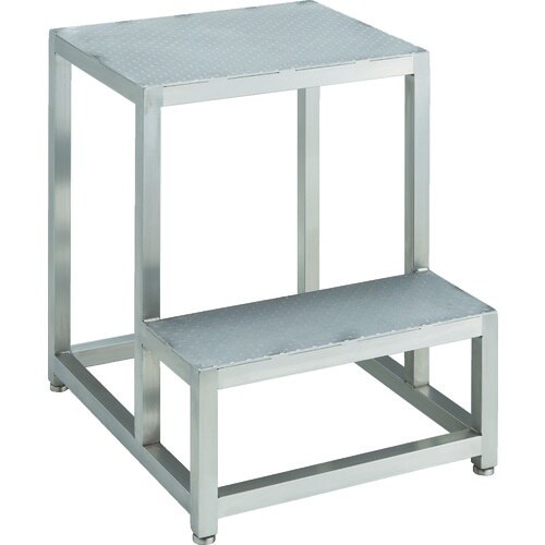 TRUSCO ステンレスステップ 2段式 天板サイ