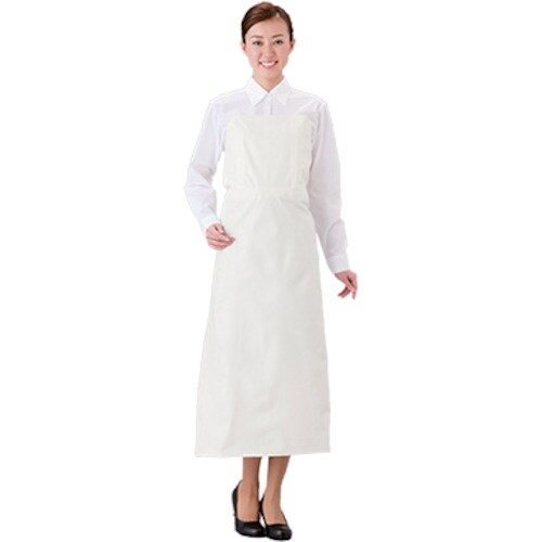 AS ウレタンワンタッチ胸付前掛 フリーサイズ