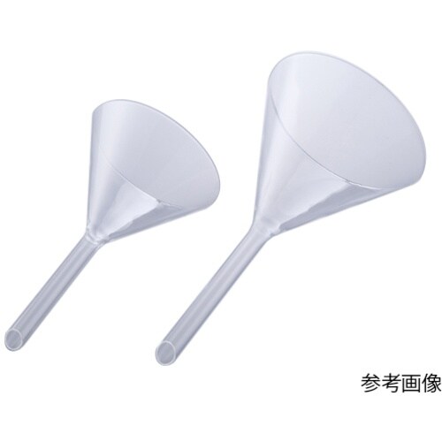 AS 硬質ガラス製角度付きロート90mm