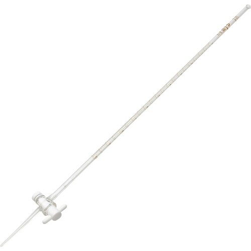 AS 活栓付ビュレット硬質ガラス製白10ml