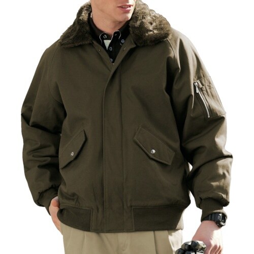 ミドリ安全 防寒 綿 パイロトジャンパー OD L