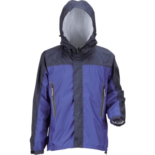 カジメイク KJレインパーカー ブルー 3L