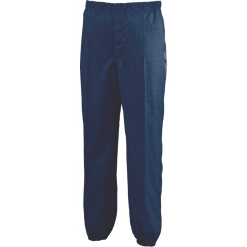 ミドリ安全 スラックス クリーンウェア ネイビー