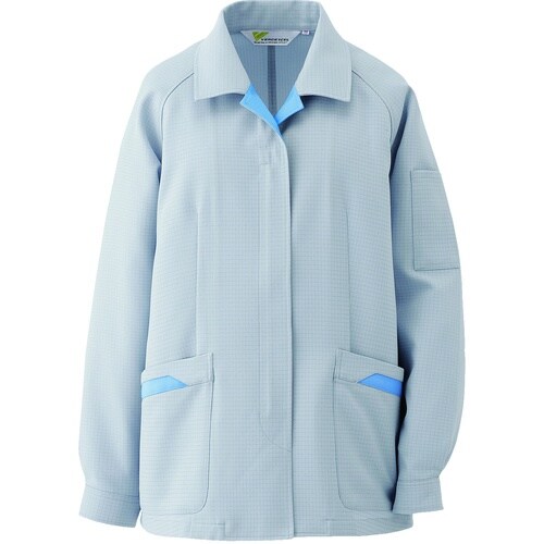 ミドリ安全 静電気帯電防止作業服 スモック シルバ