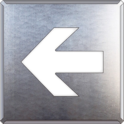 ユニット 吹付け用プレート 矢印(中)