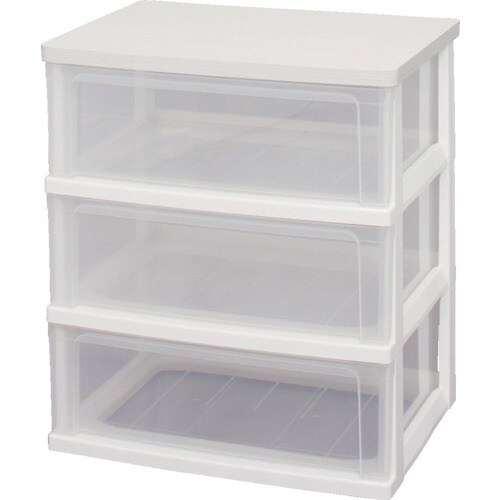 IRIS 221324 ウッドトップチェスト ホワ