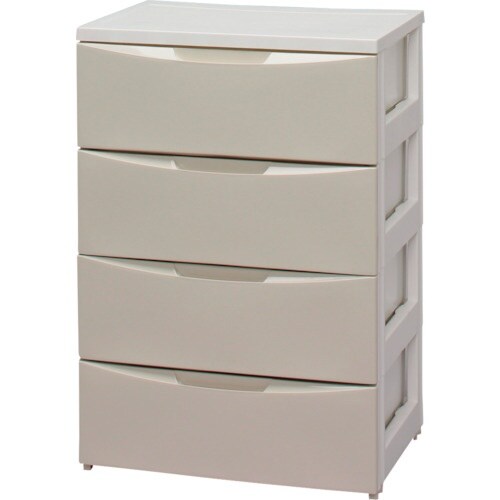 IRIS 225813 ワイドチェスト ホワイト/