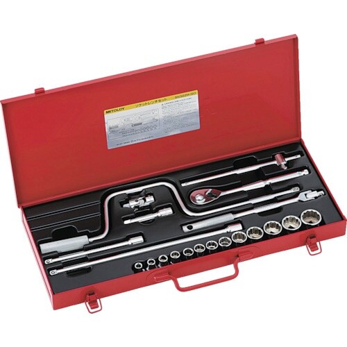 ミトロイ 3/8 ソケットレンチセットメタルケース