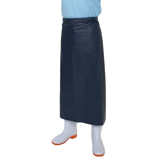 おたふく 6115ワンタッチ前掛 腰下 紺・ネイビ