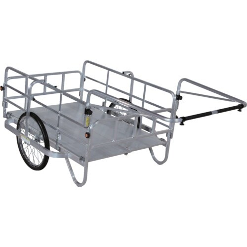 HARAX アルミ製折り畳み式大型リヤカー コンパ