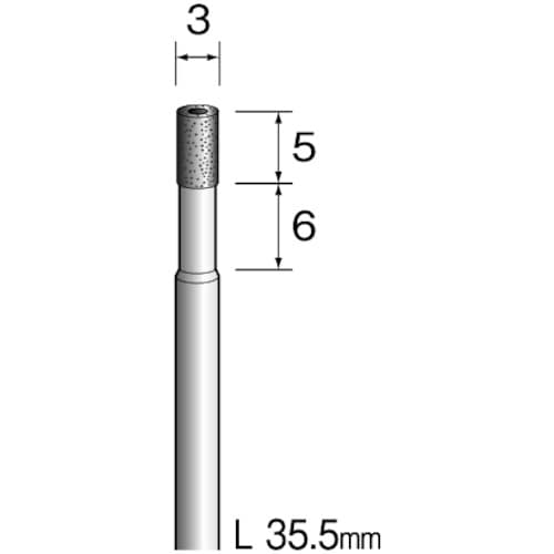 Minimo 電着ダイヤモンドコアドリル Φ3