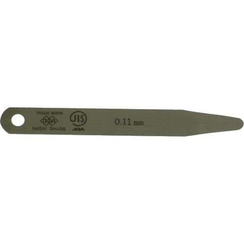 DIA JIS規格すきまゲージリーフ 0.11X1