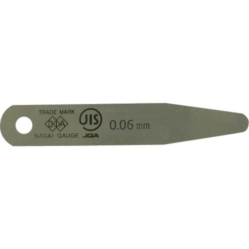 DIA JIS規格すきまゲージリーフ 0.06X7