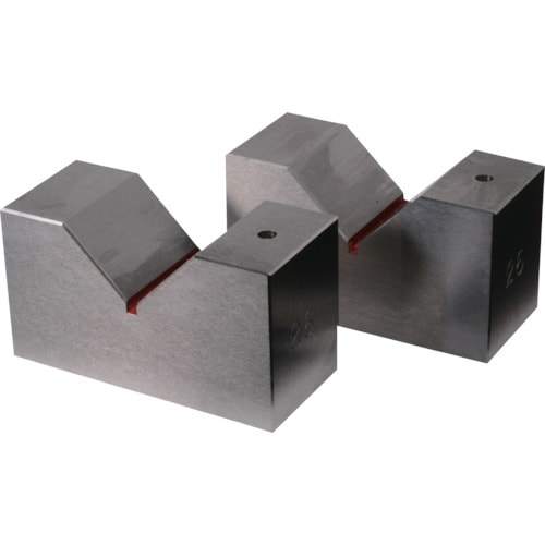 RKN 鋼硬製Vブロック 全長75mm×V幅36m