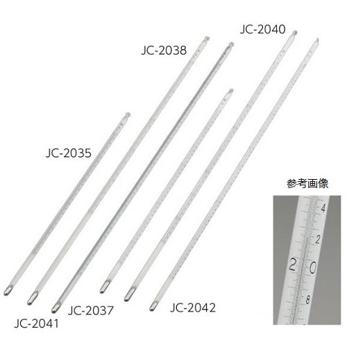 AS 精密棒状水銀温度計JC−2037