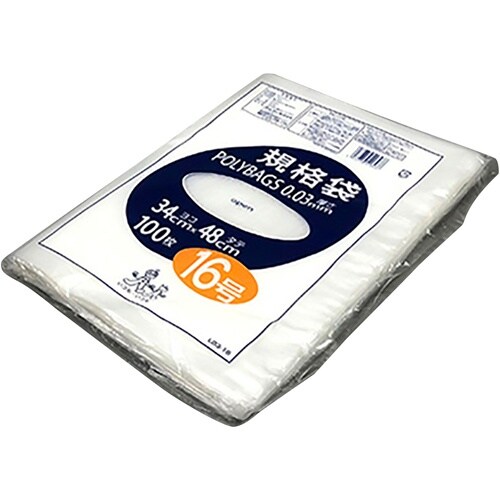 AS ポリバック規格袋L03−16 (100枚入)