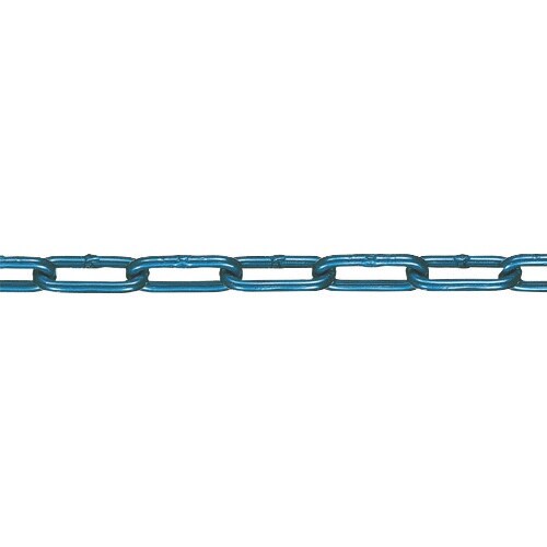 水本 アルミカラーチェーン ブルー 30m 線径6