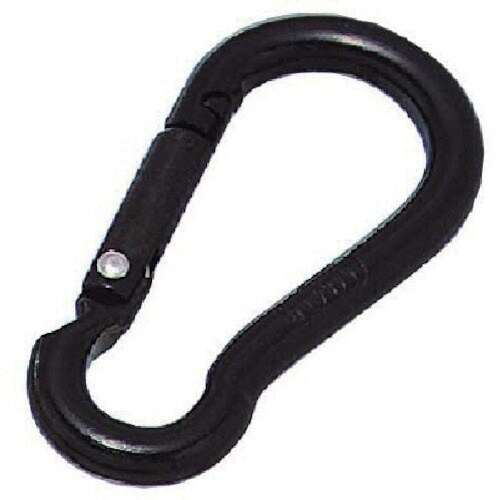 水本 アルミスナップフック(アルマイト付) ブラッ