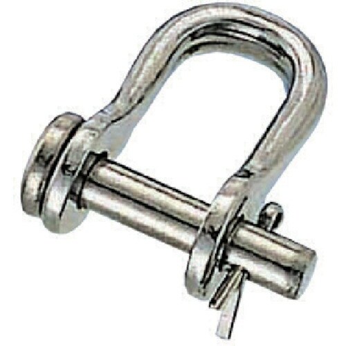 水本 ステンレス ワリピン式半丸シャックル 長さ3