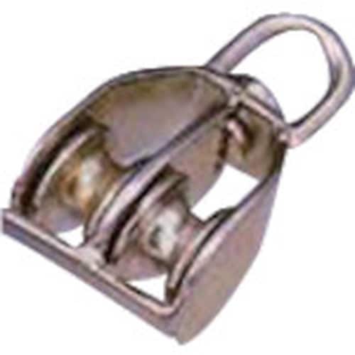 水本 ステンレス 豆ブロック2車 参考使用荷重70