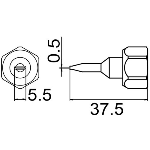 白光 ノズル NL−S 袋ナット付
