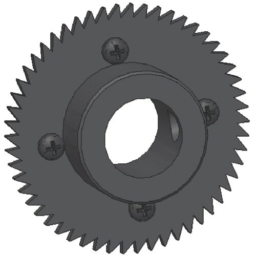 白光 カッティングホィール 15mmピッチ ネジ付