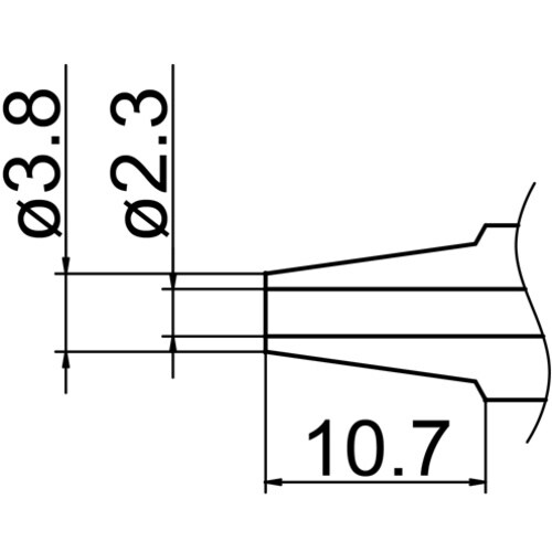 白光 ノズル 2.3mm
