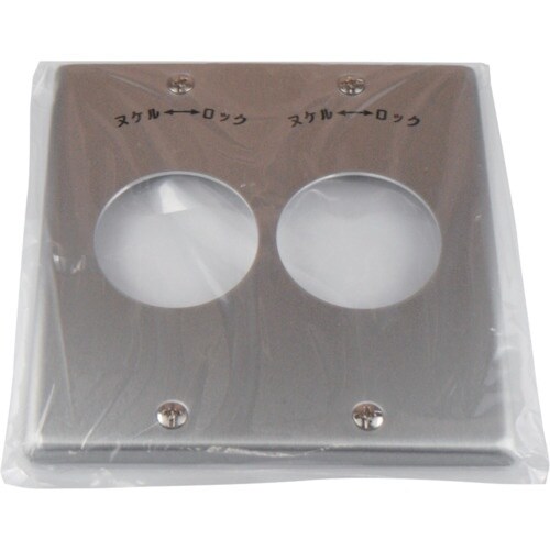 アメリカン電機 新金プレ−ト 引掛大穴2ケ用 P: