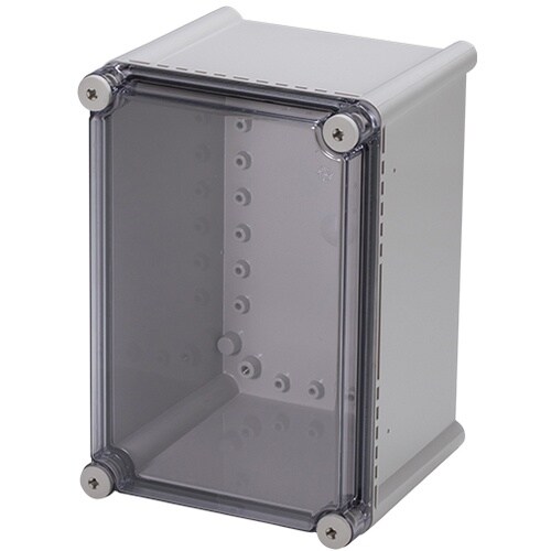 タカチ 防水・防塵ボックス 透明/ホワイトグレー