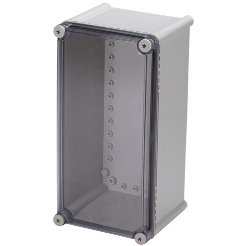 タカチ 防水・防塵ボックス 透明/ホワイトグレー