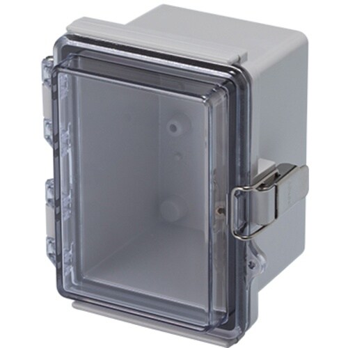 タカチ 防水・防塵ボックス 透明/ホワイトグレー