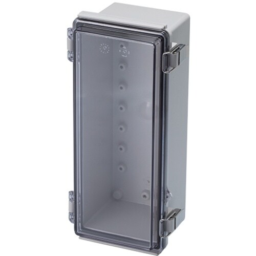 タカチ 防水・防塵ボックス 透明/ホワイトグレー