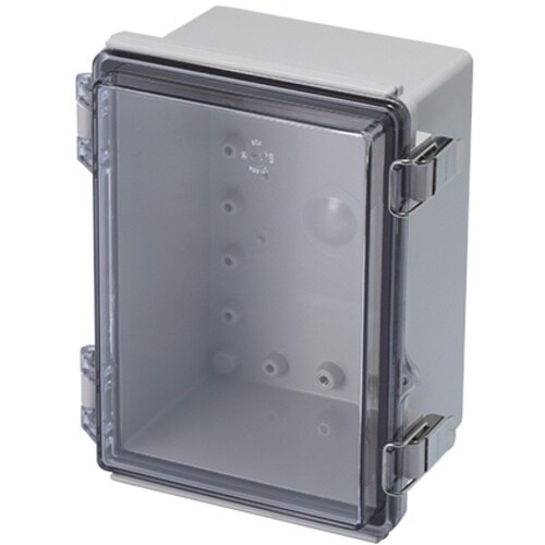 タカチ 防水・防塵ボックス 透明/ホワイトグレー