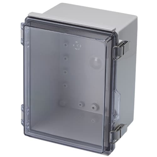 タカチ 防水・防塵ボックス 透明/ホワイトグレー