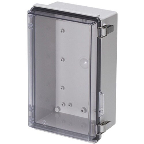 タカチ 防水・防塵ボックス 透明/ホワイトグレー
