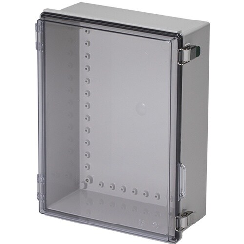 タカチ 防水・防塵ボックス 透明/ホワイトグレー