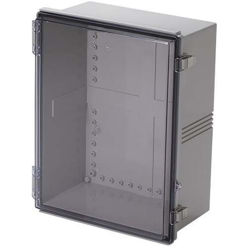 タカチ 防水・防塵ボックス 透明/ホワイトグレー