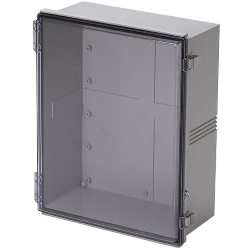 タカチ 防水・防塵ボックス 透明/ホワイトグレー